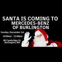 Santa is Coming to Mercedes-Benz of Burlington