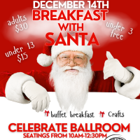 Breakfast with Santa at the Boston Marriott Burlington