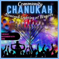 Menorah Lighting at Wayside