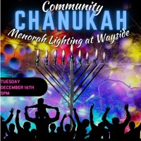 Menorah Lighting at Wayside