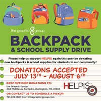 The Graphic Group's 2026 Annual Backpack & School Supply Drive with HELPIS is Going on Now!