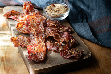 Fogo Black Pepper Candied Bacon