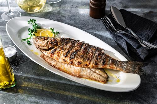 Whole Branzino: Available as an enhancement to the Full Churrasco Experience. Whole, fresh fish, blistered and carved tableside. Available Wednesday – Sunday.