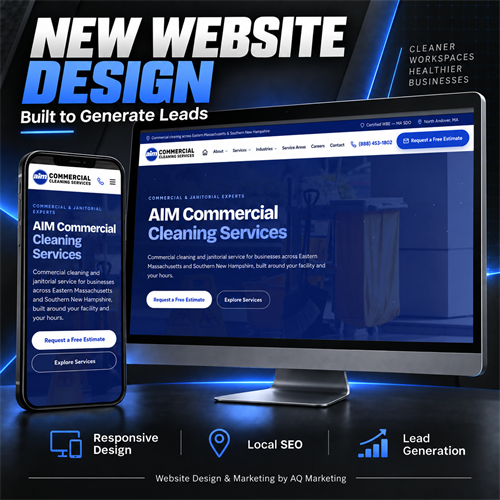 AIM Commercial Cleaning Website & SEO Program