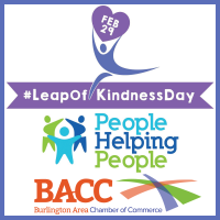 BACC Partners with Burlington Food Pantry for Leap of Kindness Day