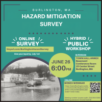 Burlington Seeks Community Input for Multi Hazard Mitigation Plan