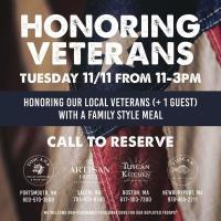 Tuscan Brands Continues Veterans Day Lunch for Burlington Veterans