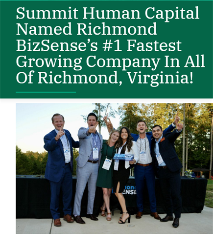 2021: Fastest Growing Company in RVA