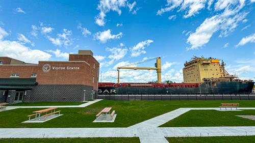 Seaway Visitor Center Courtyard