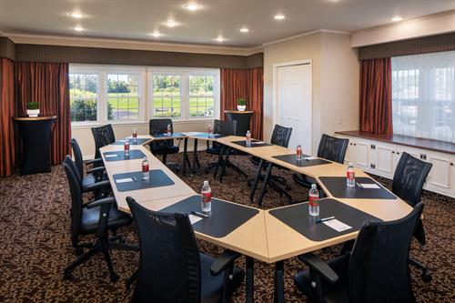 Our Boardroom is always ready for that last minute meeting.