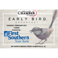 Early Bird Breakfast & Conversations - First Southern State Bank