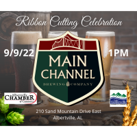 Ribbon Cutting Celebration - Main Channel Brewing Company - Albertville