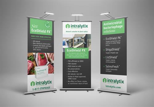 Trade show banners for Intralytix Trade show banners for Intralytix