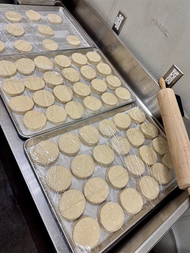 House Made Biscuits, Baked Daily