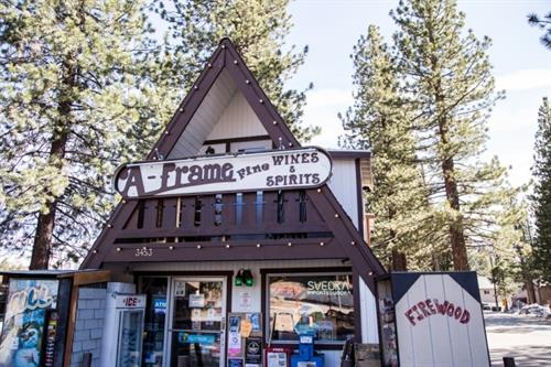 A-Frame Fine Wine and Spirits, Mammoth Lakes, CA.
