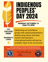 Indigenous Peoples' Day: Cultural Day Celebrations