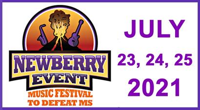 8th Newberry Event Music Arts Festival Fundraiser To Defeat Ms Jul 23 21 To Jul 25 21