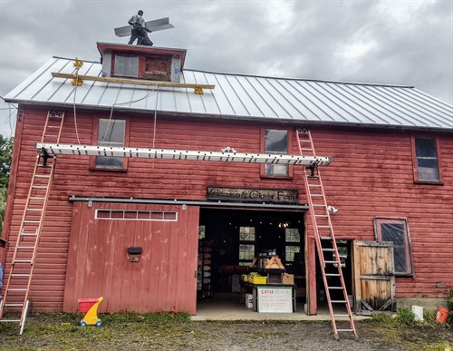 Standing Seam Metal Roof Install Commercial Northampton MA