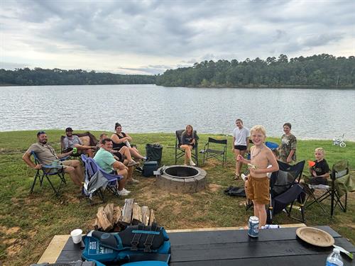 Enjoy a fire and cookout along beautiful Lake Bob Sandlin with the entire family or company outing. Enjoy a fire and cookout along beautiful Lake Bob Sandlin with the entire family or company outing.