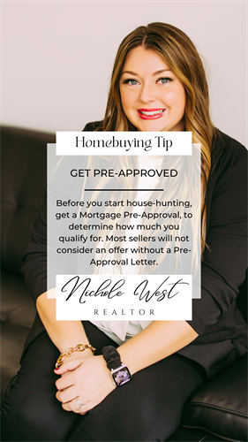 Get Pre-Approved for a Mortgage loan today! I'll refer you some great local lenders.