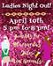 Ladies Night Out at The Bling Box Boutique on April 10th!