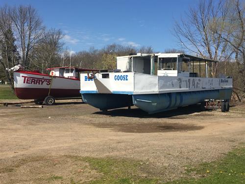 Dry Dock Storage Services available at Terry's Boat Harbor on Mille Lacs Lake in Garrison MN