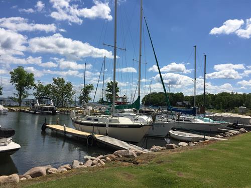 Seasonal or Daily Boat Slips available at Terry's Boat Harbor on Mille Lacs Lake in Garrison MN