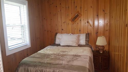 1 of 2 bedrooms in cabin 3
