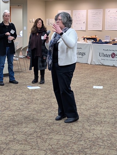 Mary facilitating Ulster Chamber Women's Leadership Networking Event