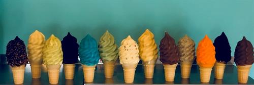 So many cone dip flavours to choose from