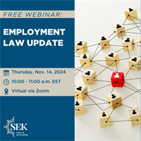 SEK Webinar: Employment Law Update