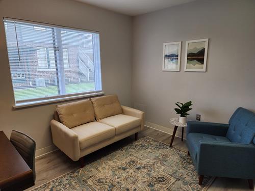 iThe York therapy office has five therapy rooms.