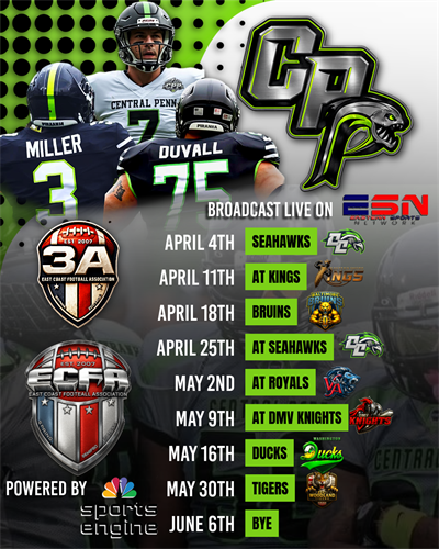 Central Penn 2026 Schedule