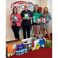 First Capital Collects School Supplies for Local School District!