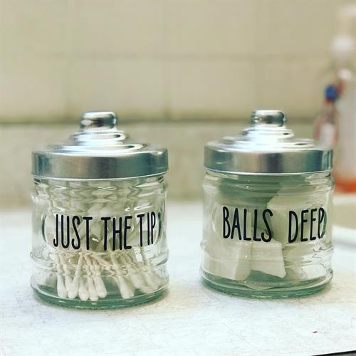 Bathroom jars