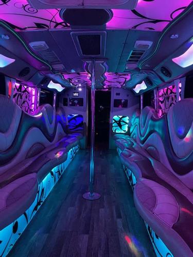 Inside of Party Bus
