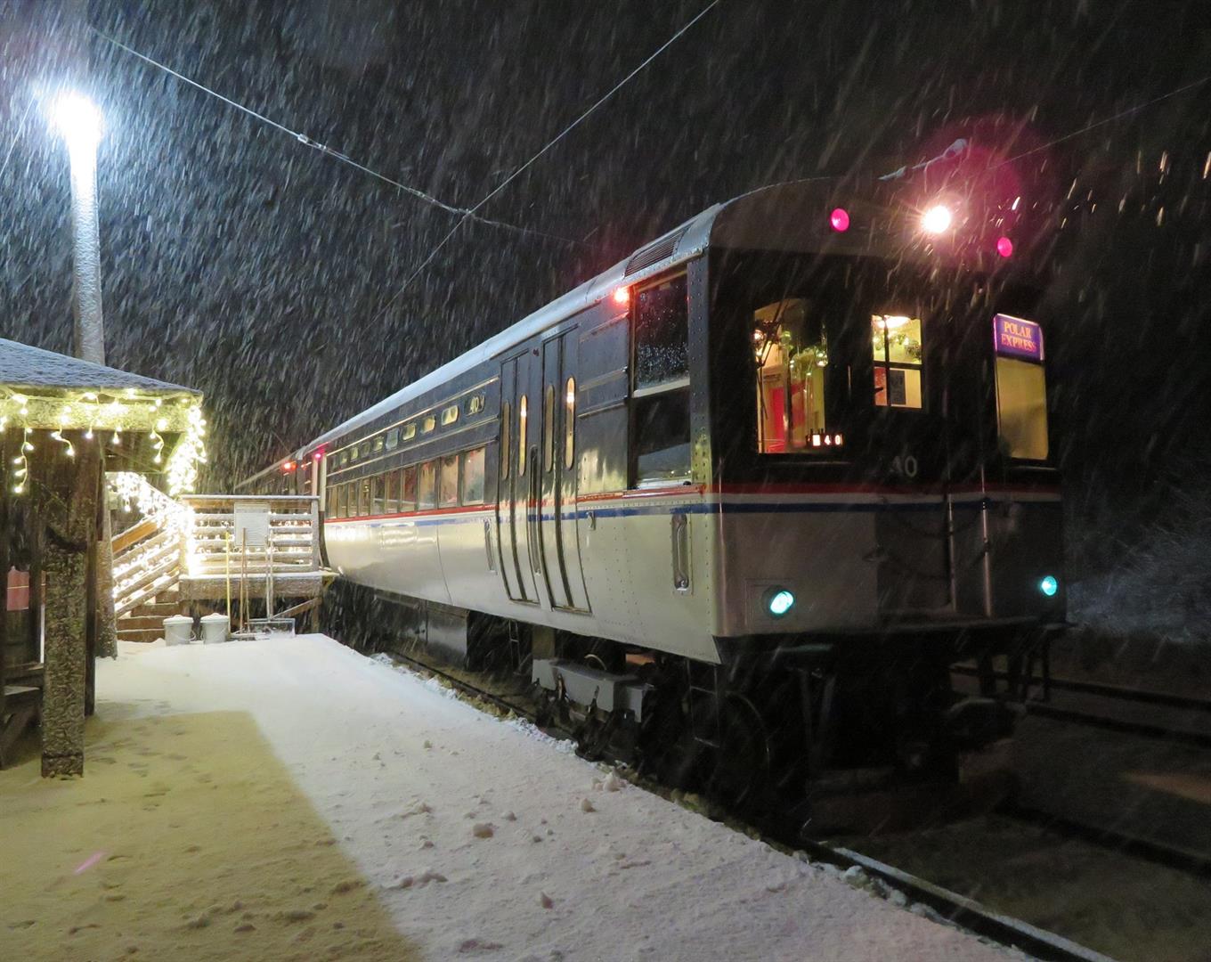 The Polar Express prepares for its next departure