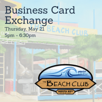 Business Card Exchange | Beach Vibes & Business Ties
