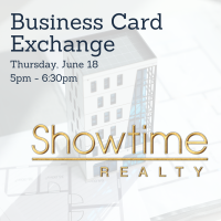 Business Card Exchange | Step Into the Spotlight: Networking at Showtime Realty