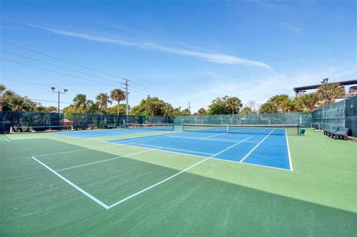 We offer (4) Pickleball courts and (2) Tennis courts