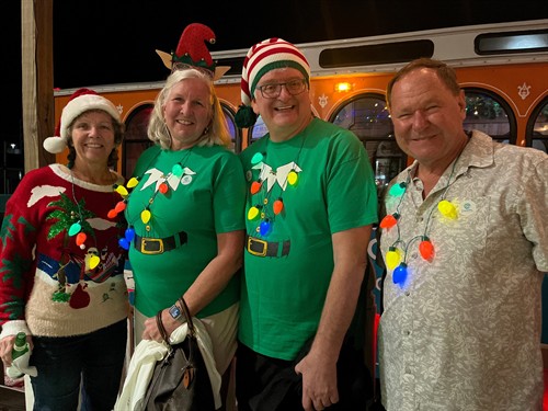 Tinsel Town Trolley encourages festive wear!