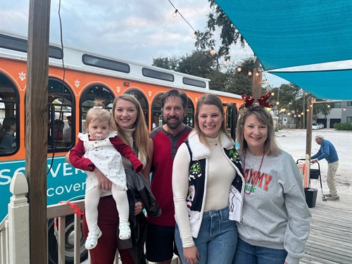 Bring the whole family on Tinsel Town Trolley
