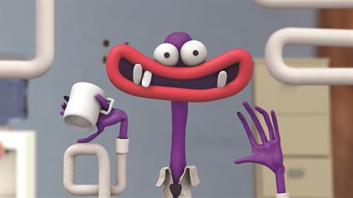 Motion Design students bring their creativity to life through animation, design, sound, stop-motion, and more. Monster by Kyle Snider