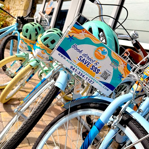 Guests are welcome to use our Aloha Kai bicycles during their stay.