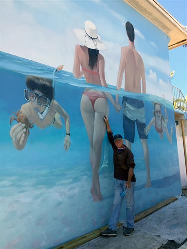 “Family Beach Day” Siesta Key Resort and Suites Mural