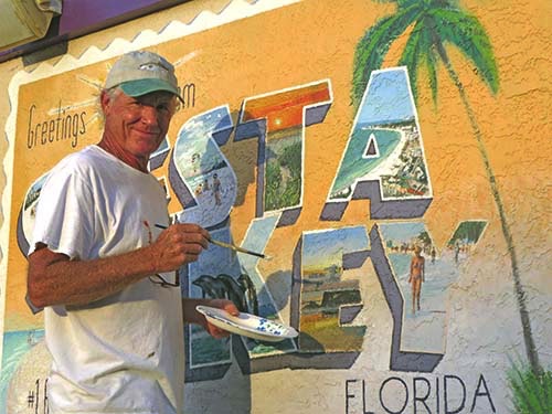 “Welcome to Siesta Key”, Mural “Welcome to Siesta Key”, Mural