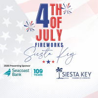 2026 Siesta Key Community Fireworks Celebration Returns with Seacoast Bank as Presenting Sponsor