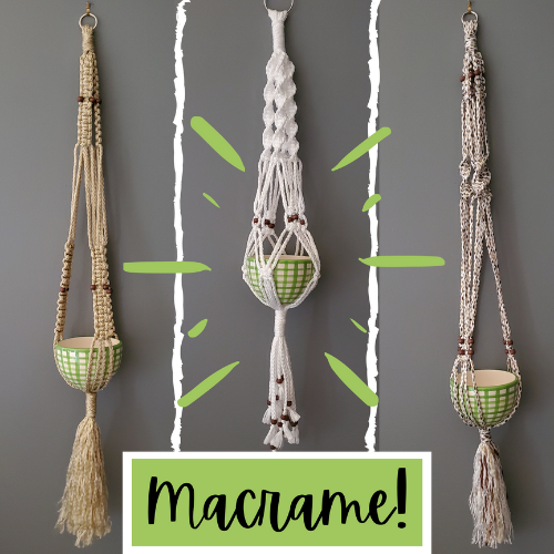 Macrame Products, Custom Pieces and Classes.