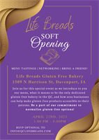 Life Breads GF Bakery Business/Soft Opening