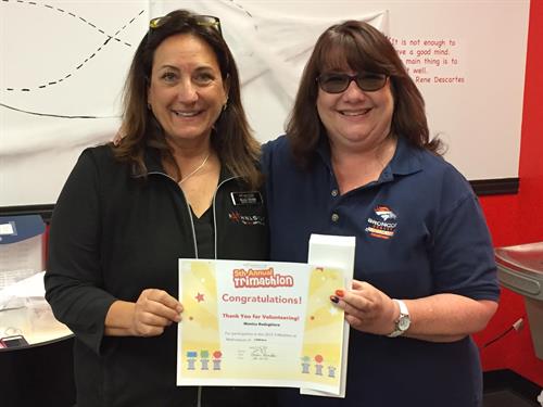 Chamber Member, Monica Rodghiero volunteered at our TriMathlon in October!